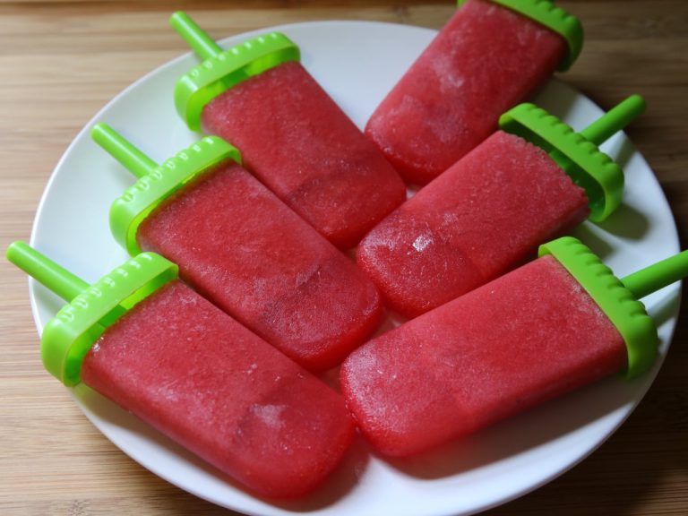 3 ingredient watermelon popsicles