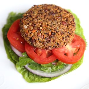 Adzuki bean burger