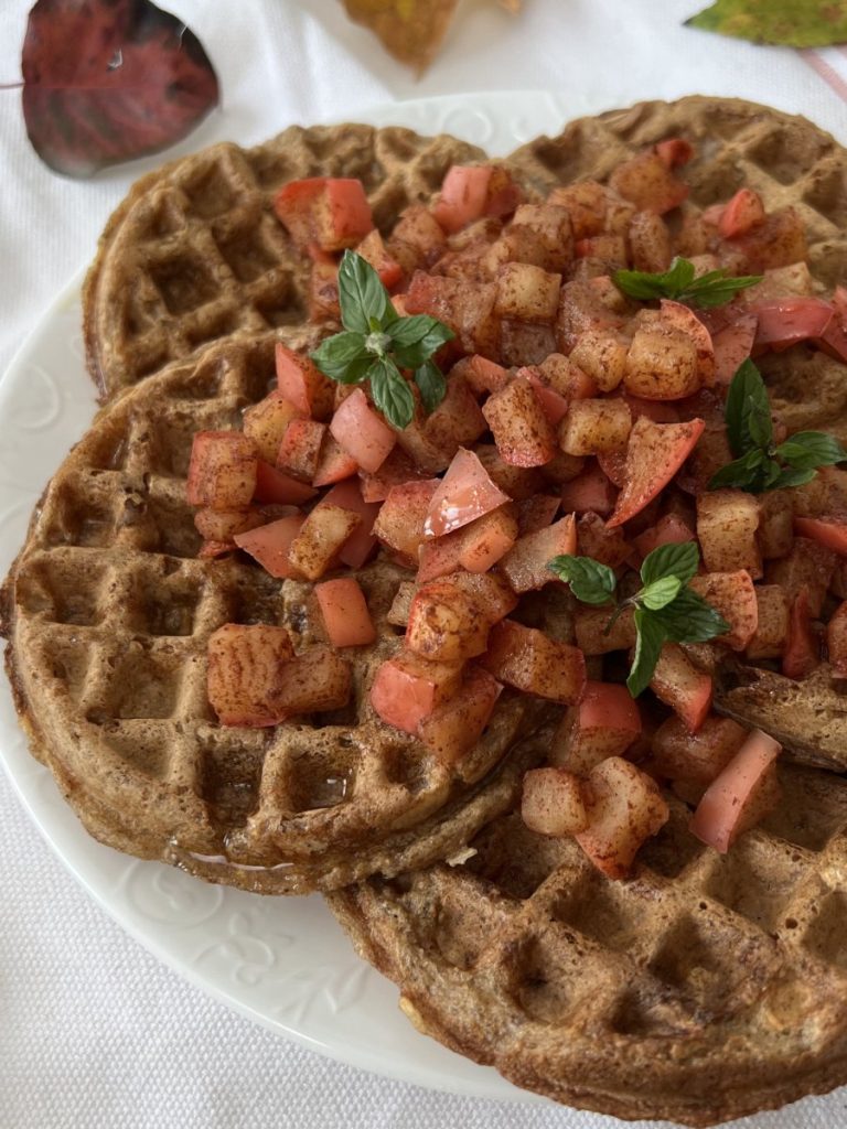 Apple cinnamon waffles recipe