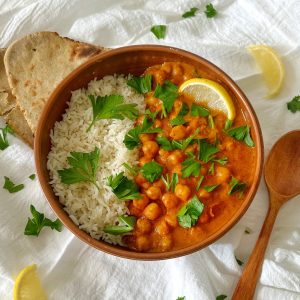 Chickpea tikka masala