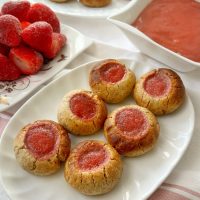 Gluten free thumbprint cookies