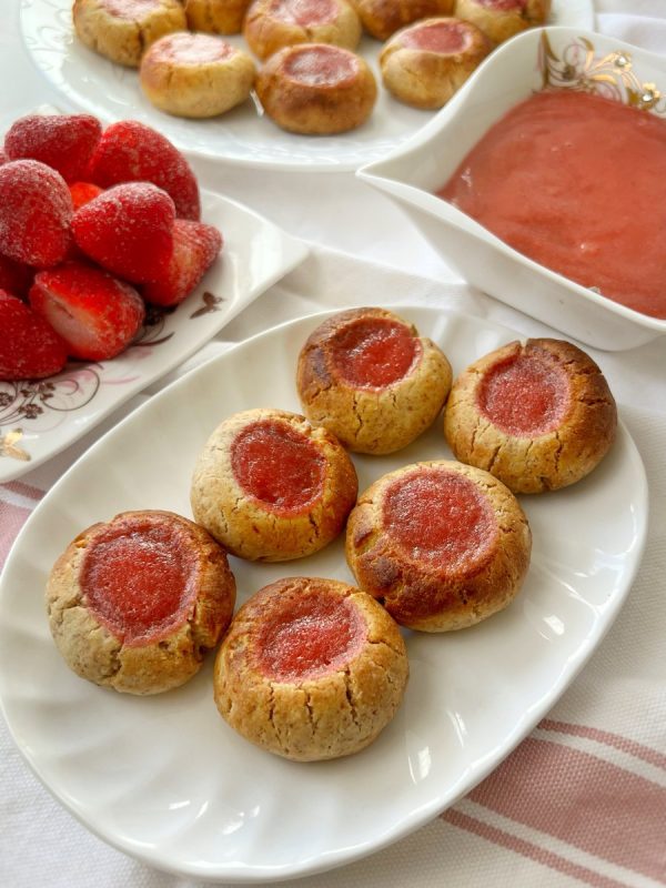 Gluten free thumbprint cookies