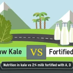 Kale vs milk preview