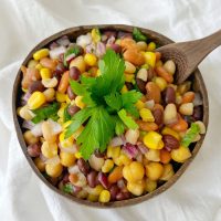 Legume medley salad