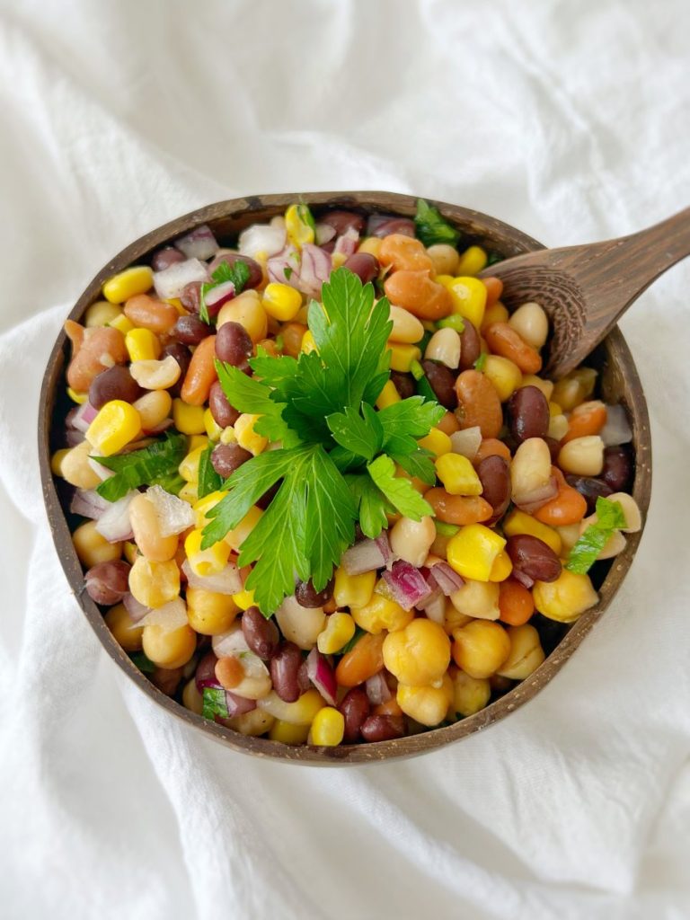 Legume medley salad