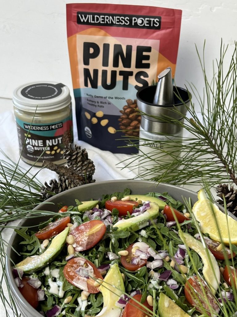 Pine nut arugula salad wilderness poets