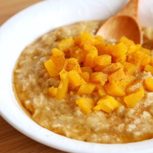 Pumpkin spice oatmeal