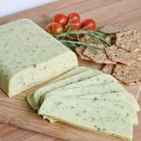 Vegan cheese herbs