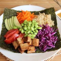 Vegetable nori bowl