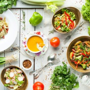 Various healthy dishes; credit: victoria shes, unsplash