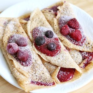 Whole wheat crepes recipe