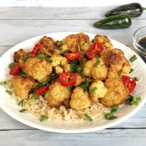 Baked cauliflower wings