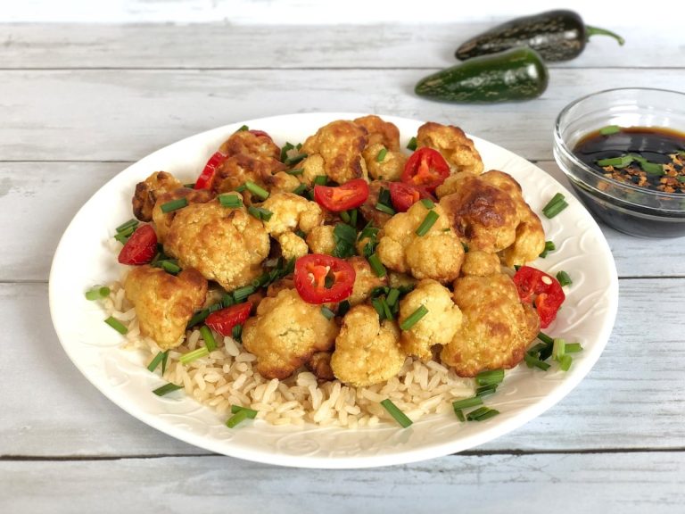 Baked cauliflower wings