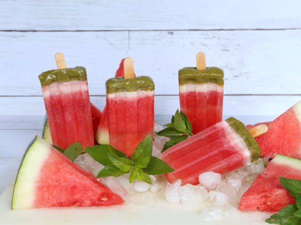 Watermelon popsicles