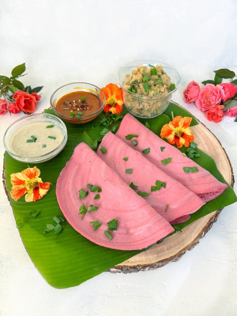 Indian pink dosa